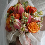 Thumbnail image for 31 Days: Orange Rose Tulip Bouquet {Day 11}