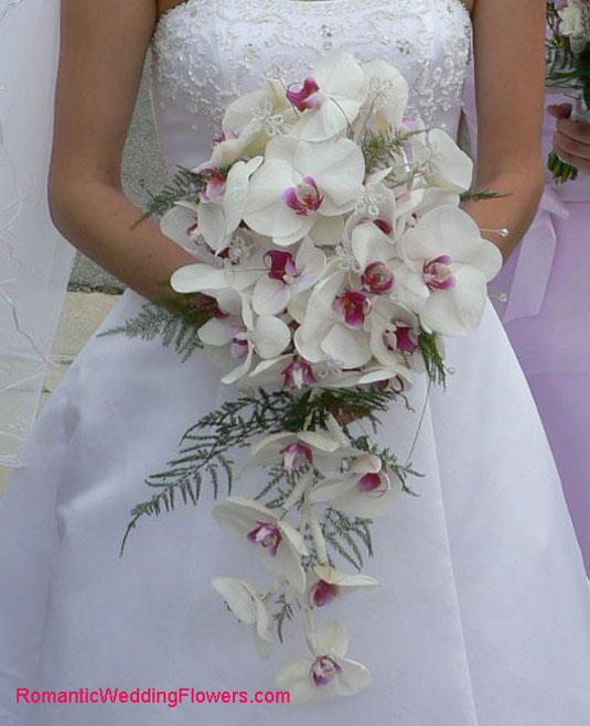 Handbeaded bridal flowers