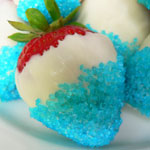 Thumbnail image for Patriotic Fourth of July Red White and Blue Strawberries