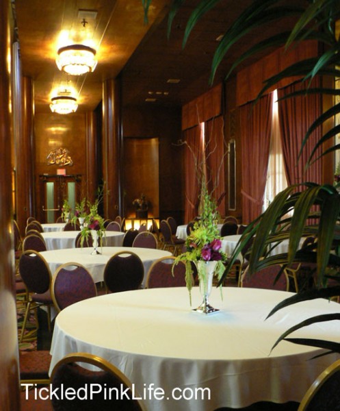 California Association of Criminalists banquet-Queen Mary-table arrangements