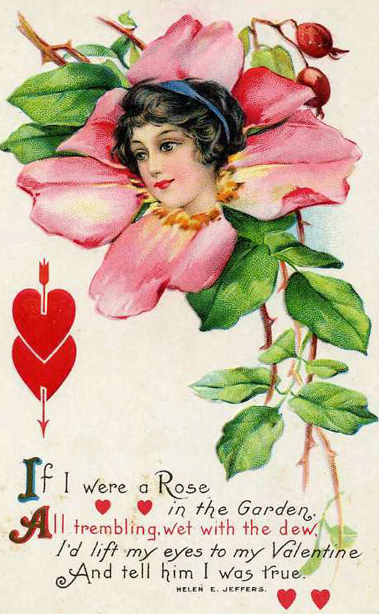 Free Victorian Valentine Cards: Hearts and Flowers  Vintage valentine cards,  Victorian valentines, Valentines cards